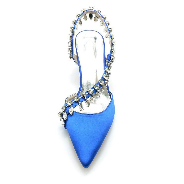 Stiletto Heel 6cm Silk-Like Shoes CK0359 - COCOMELODY
