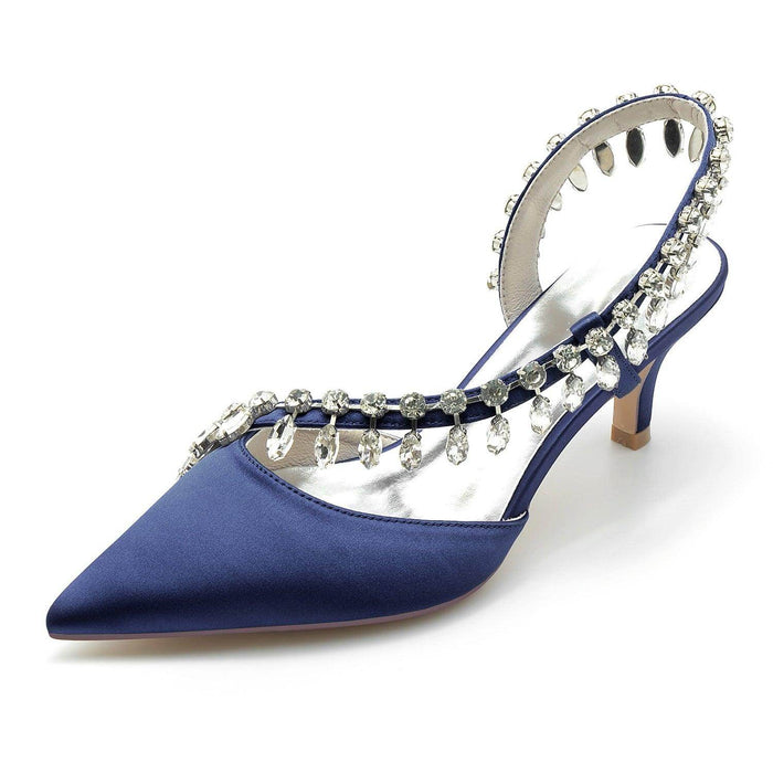 Stiletto Heel 6cm Silk-Like Shoes CK0359 - COCOMELODY