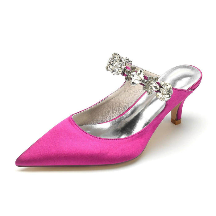 Stiletto Heel 6cm Silk-Like Shoes CK0360 - COCOMELODY