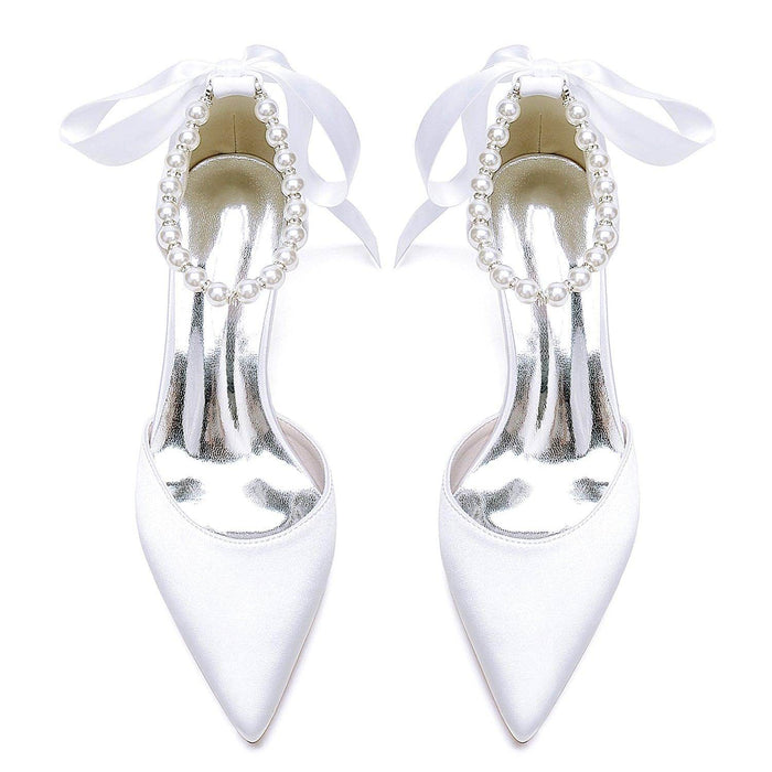 Stiletto Heel 6cm Silk-Like Shoes CK0420 - COCOMELODY