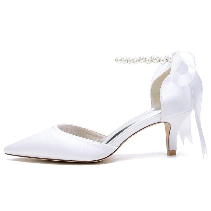 Stiletto Heel 6cm Silk-Like Shoes CK0420 - COCOMELODY