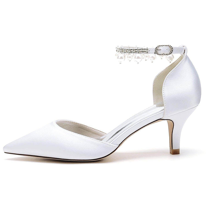 Stiletto Heel 6cm Silk-Like Shoes CK0421 - COCOMELODY