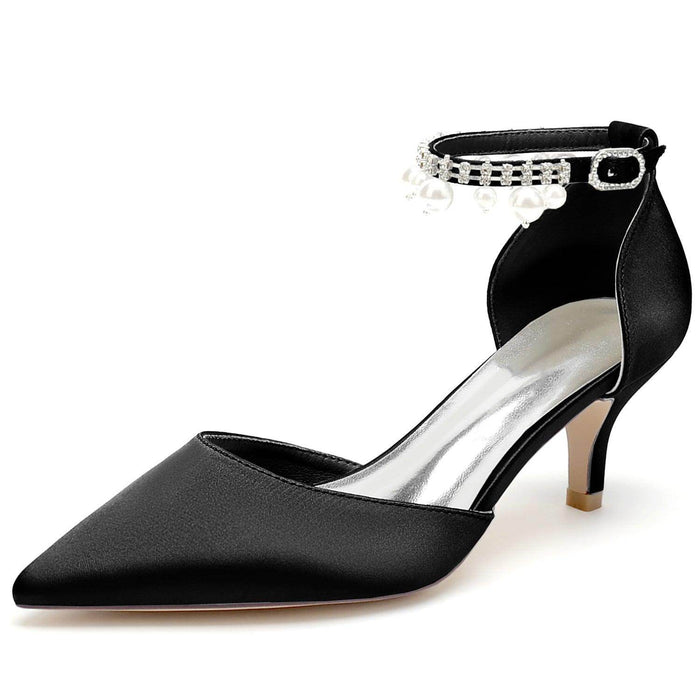 Stiletto Heel 6cm Silk-Like Shoes CK0421 - COCOMELODY