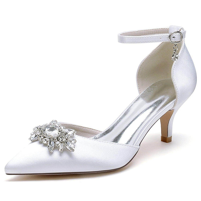 Stiletto Heel 6cm Silk-Like Shoes CK0422 - COCOMELODY