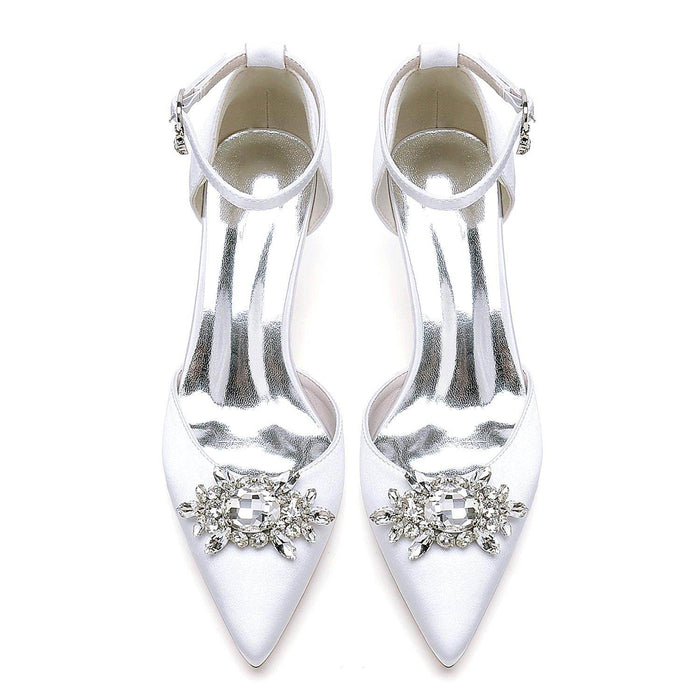 Stiletto Heel 6cm Silk-Like Shoes CK0422 - COCOMELODY