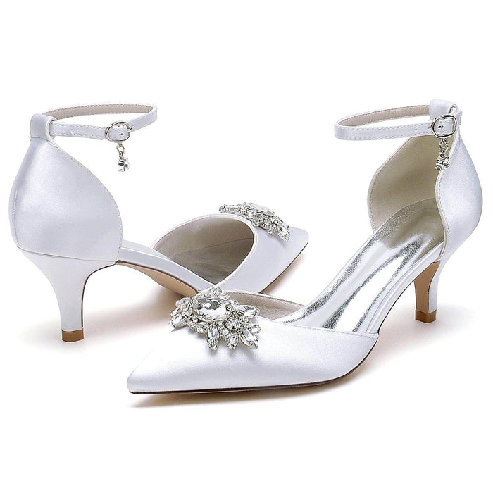 Stiletto Heel 6cm Silk-Like Shoes CK0422 - COCOMELODY