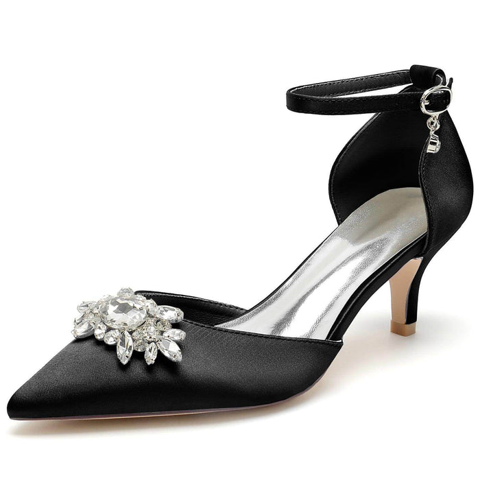 Stiletto Heel 6cm Silk-Like Shoes CK0422 - COCOMELODY