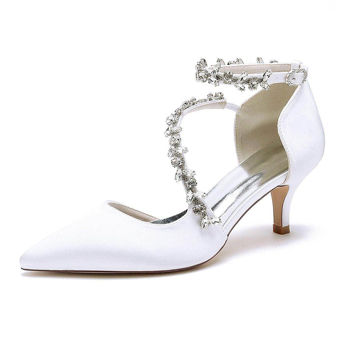 Stiletto Heel 6cm Silk-Like Shoes CK0425 - COCOMELODY