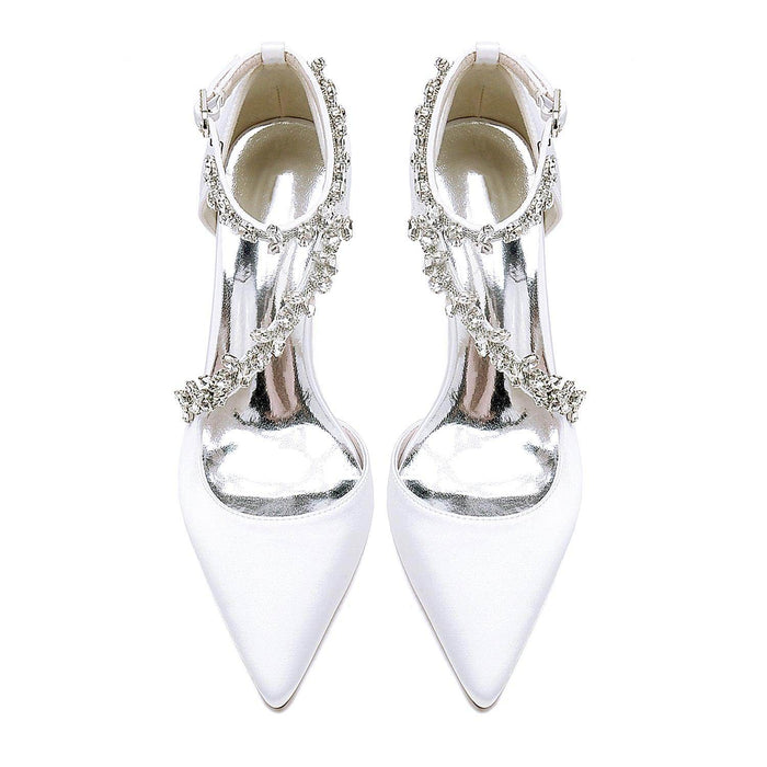 Stiletto Heel 6cm Silk-Like Shoes CK0425 - COCOMELODY