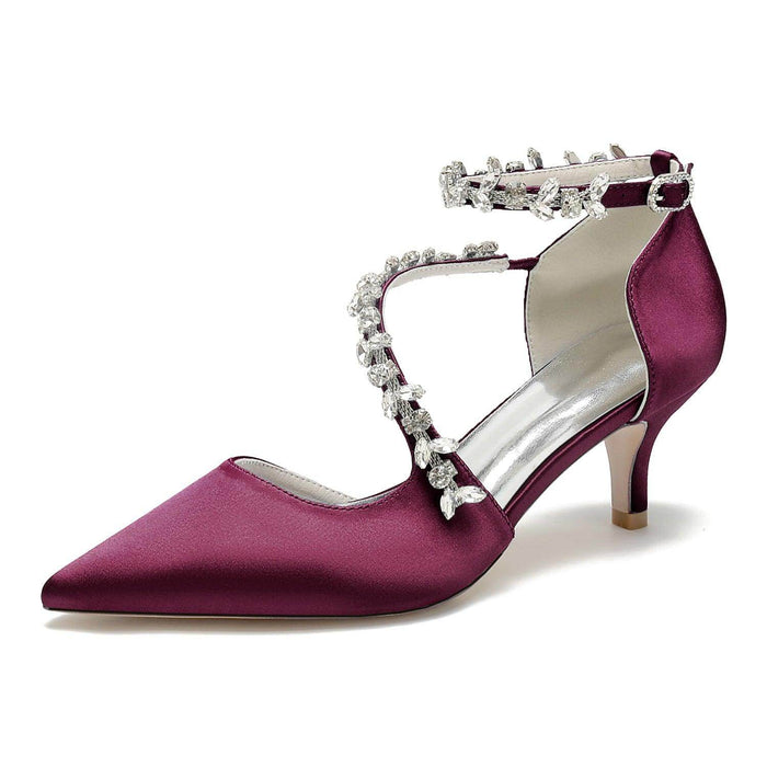 Stiletto Heel 6cm Silk-Like Shoes CK0425 - COCOMELODY