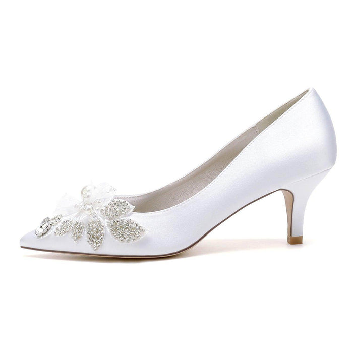 Stiletto Heel 6cm Silk-Like Shoes CK0426 - COCOMELODY