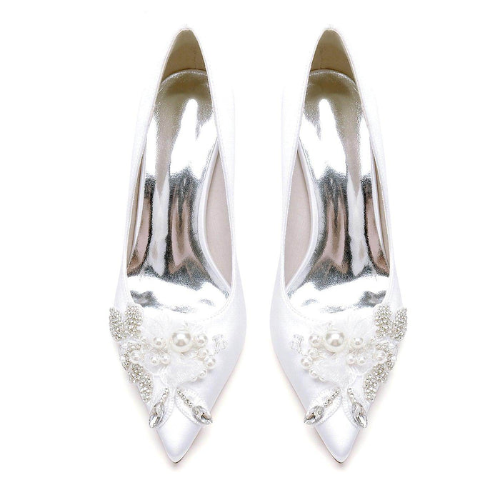 Stiletto Heel 6cm Silk-Like Shoes CK0426 - COCOMELODY