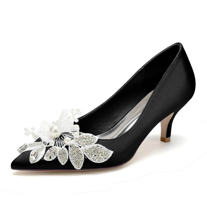 Stiletto Heel 6cm Silk-Like Shoes CK0426 - COCOMELODY