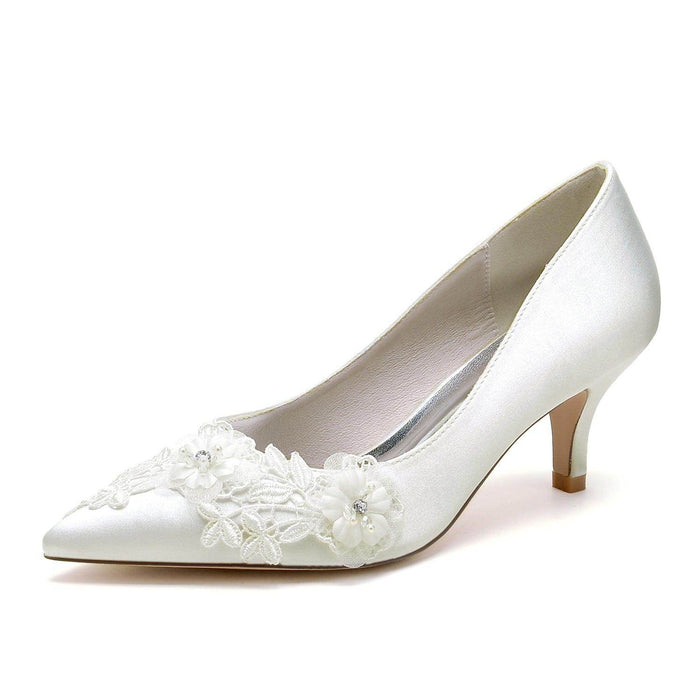 Stiletto Heel 6cm Silk-Like Shoes CK0480 - COCOMELODY
