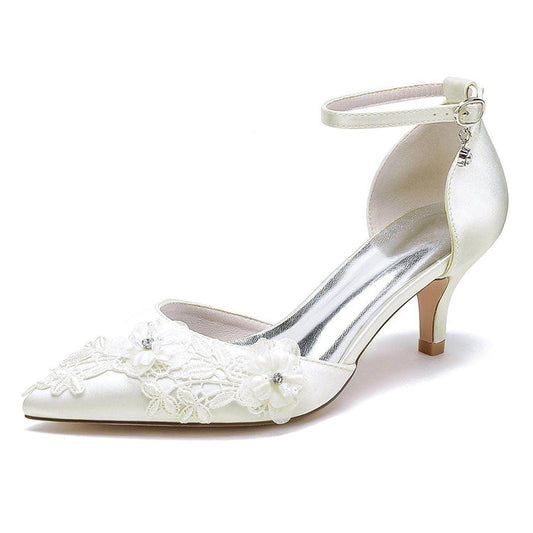 Stiletto Heel 6cm Silk-Like Shoes CK0481 - COCOMELODY