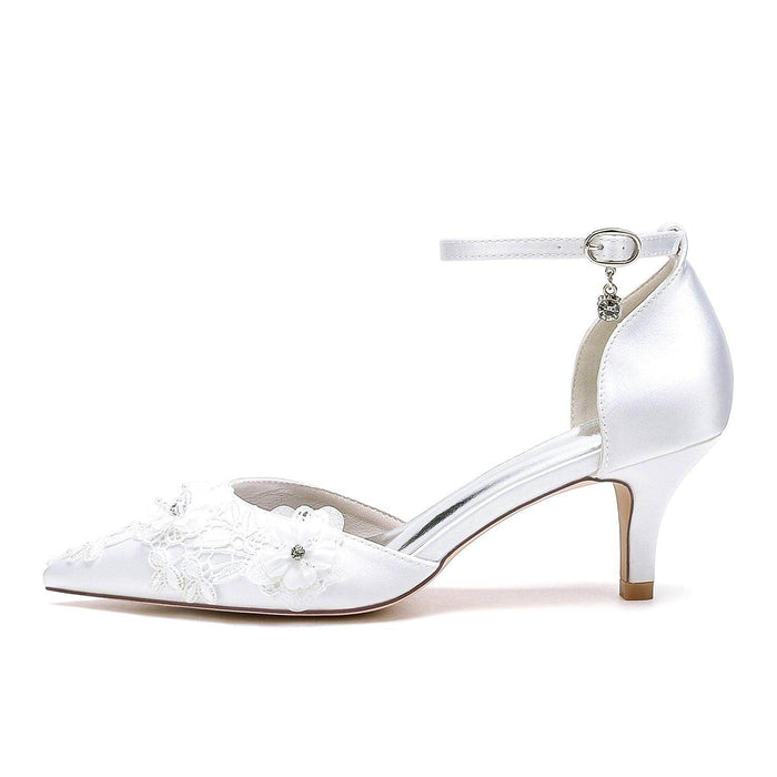 Stiletto Heel 6cm Silk-Like Shoes CK0481 - COCOMELODY