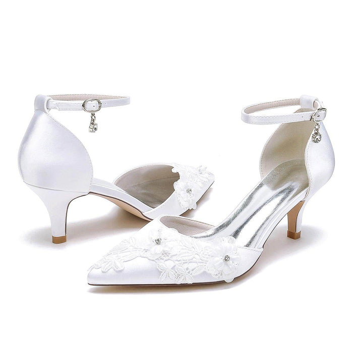 Stiletto Heel 6cm Silk-Like Shoes CK0481 - COCOMELODY