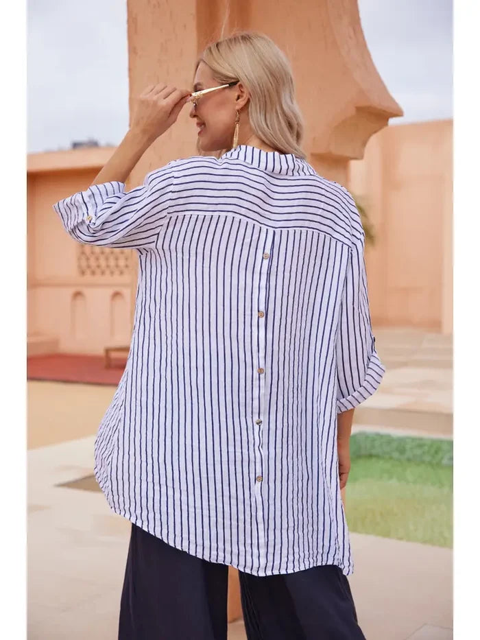 Stripe Detail Top