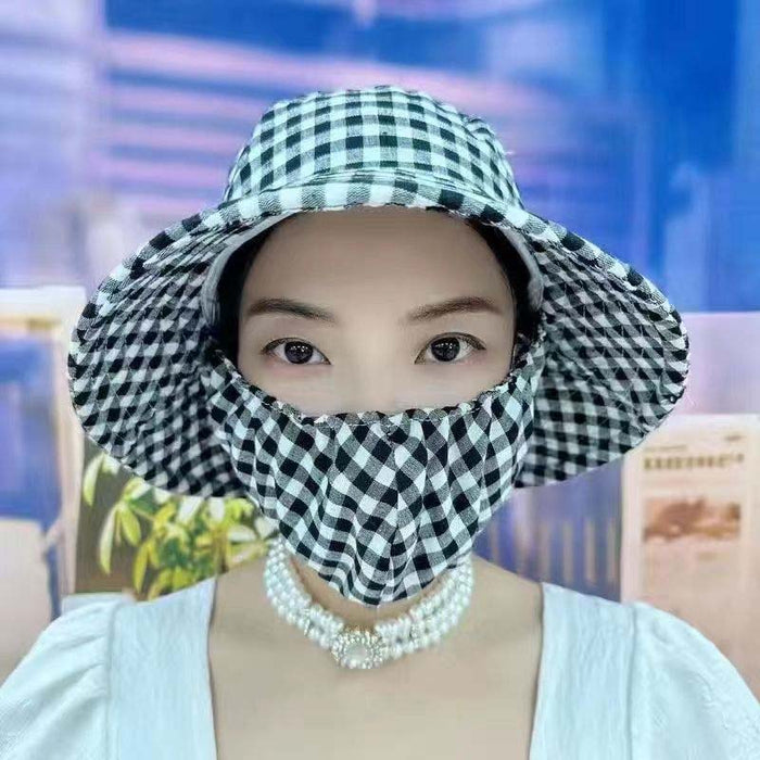 Sun Protection Mask Hat