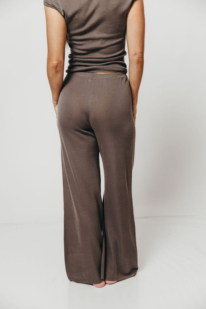 Sutton Ribbed Knit Set in Olive