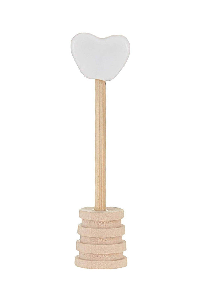 Sweet As Can Bee Ceramic Honey Jar Pot with Wooden Dipper CGF0167 (Set of 6 pcs) - COCOMELODY