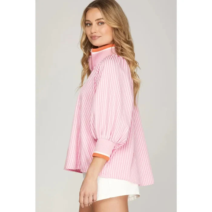 The Hamptons Half Zip - Greige Goods