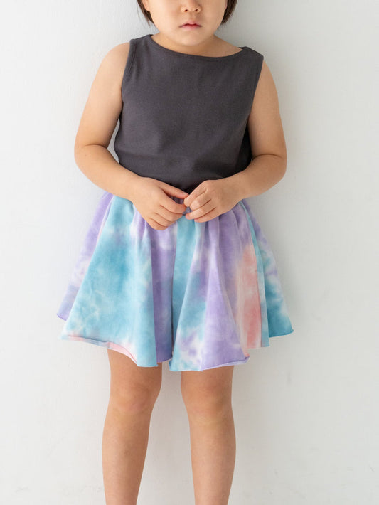 Tie-dye culotte