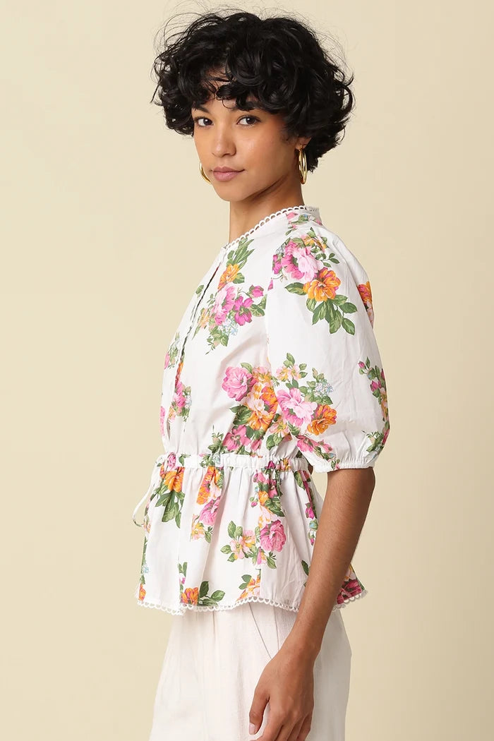 Trisha Blouse - Greige Goods