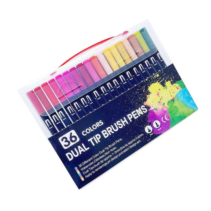 24 Colors Dual Tip Watercolor Pencils