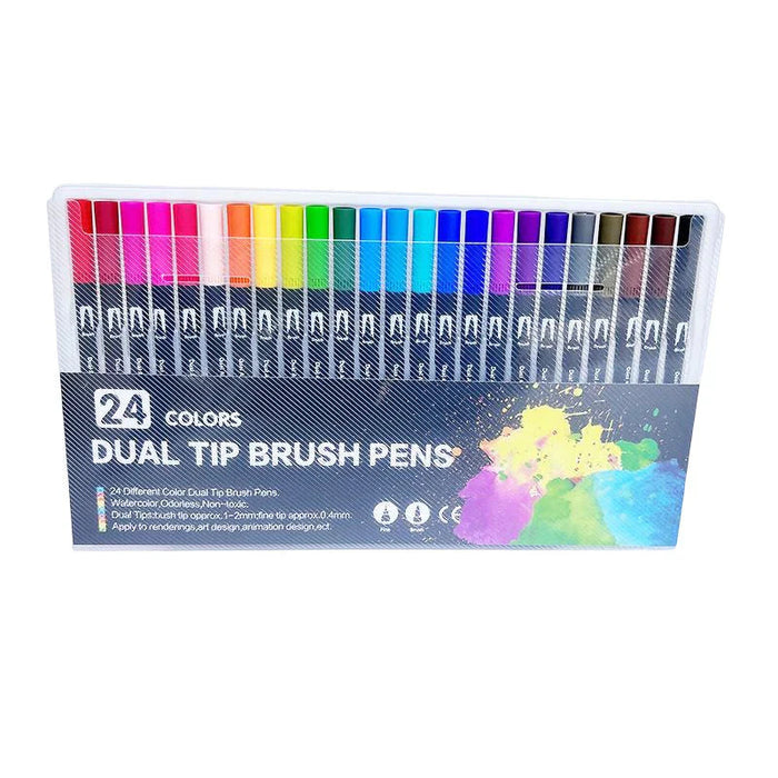 36 Colors Dual Tip Watercolor Pencils