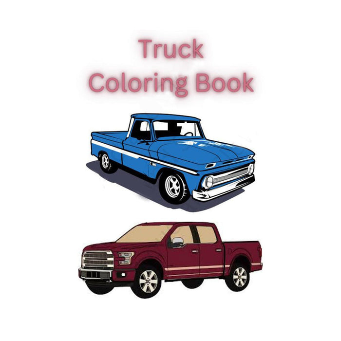 1 * Trucks Coloring Book