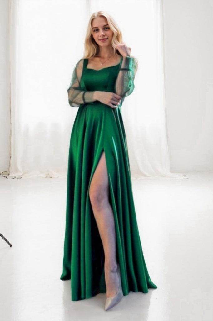 Trumpet-Mermaid Maxi Elastic Silk like Satin Prom Dress CS0698 - COCOMELODY