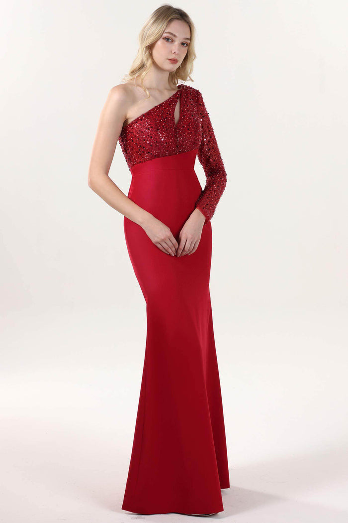 Trumpet-Mermaid Maxi Stretch Crepe Formal Dress CS0587 - COCOMELODY