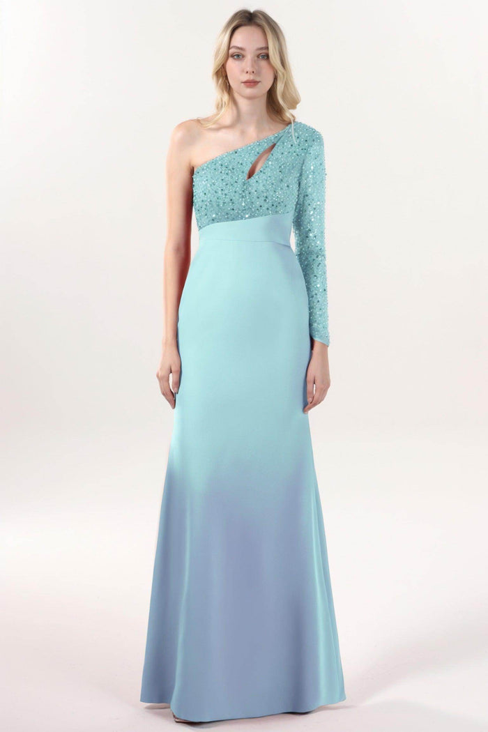 Trumpet-Mermaid Maxi Stretch Crepe Formal Dress CS0587 - COCOMELODY