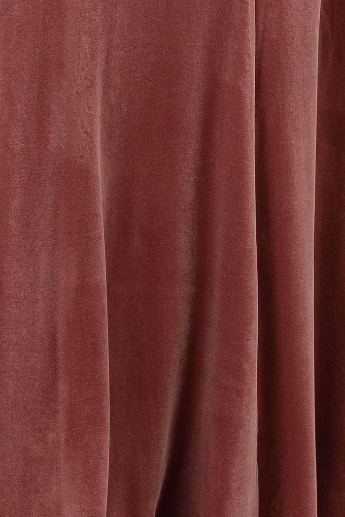 Trumpet Sweep-Brush Train Velvet Bridesmaid Dress Formal Dresses CB0526 - COCOMELODY