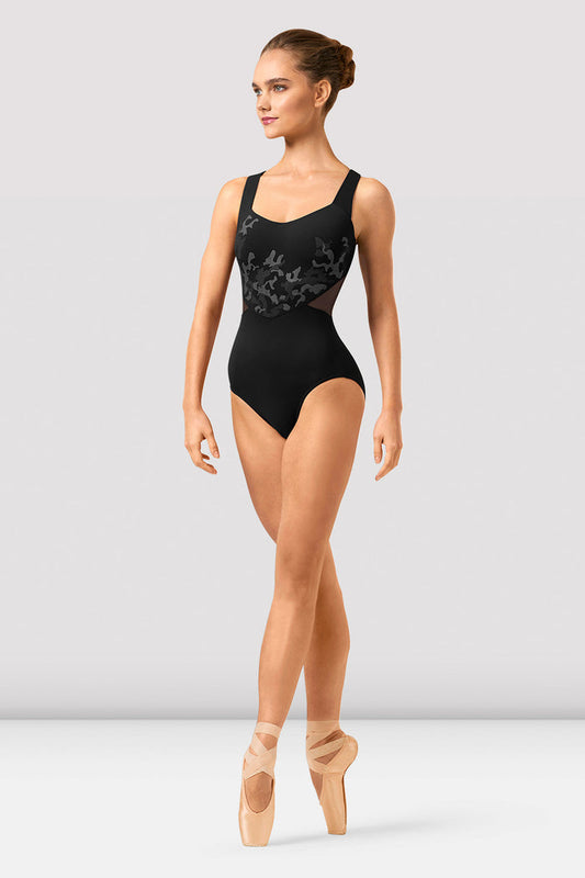 Tween Hanoko Mirage Print Cross Back Leotard Leotard - BLOCH EU