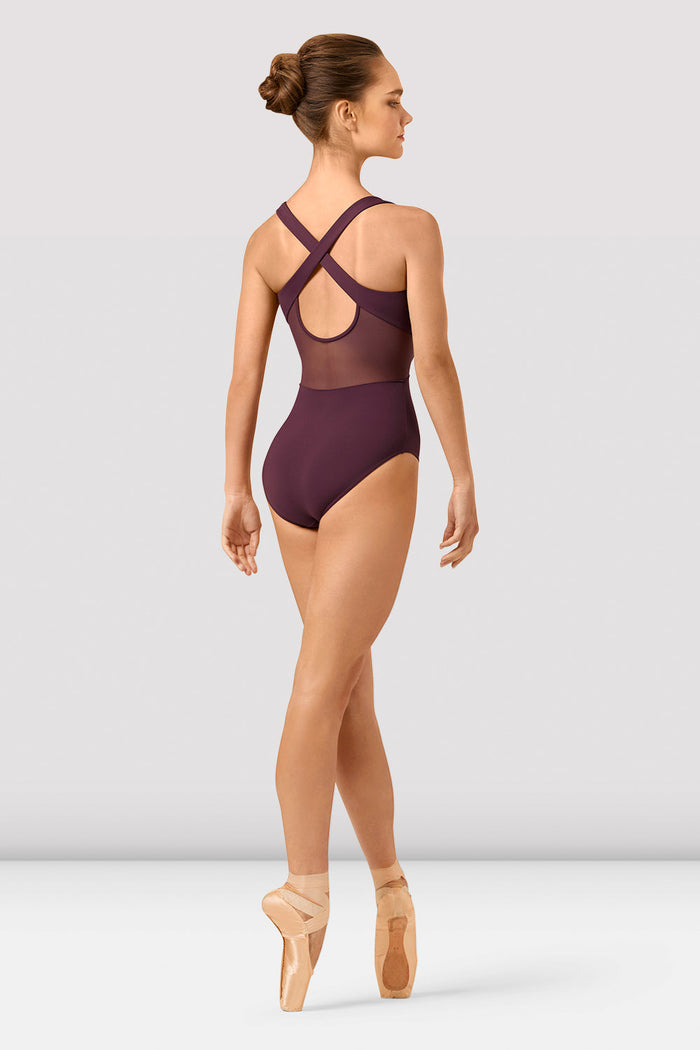 Tween Hanoko Mirage Print Cross Back Leotard Leotard - BLOCH EU
