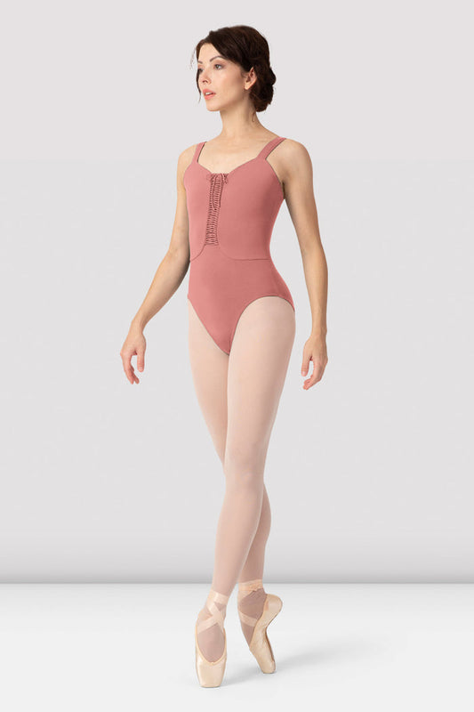 Tween Thara Lace Up Front Camisole Leotard