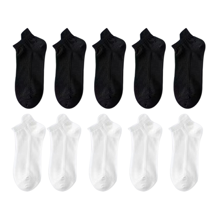 white (5 pairs)+black (5 pairs) / female