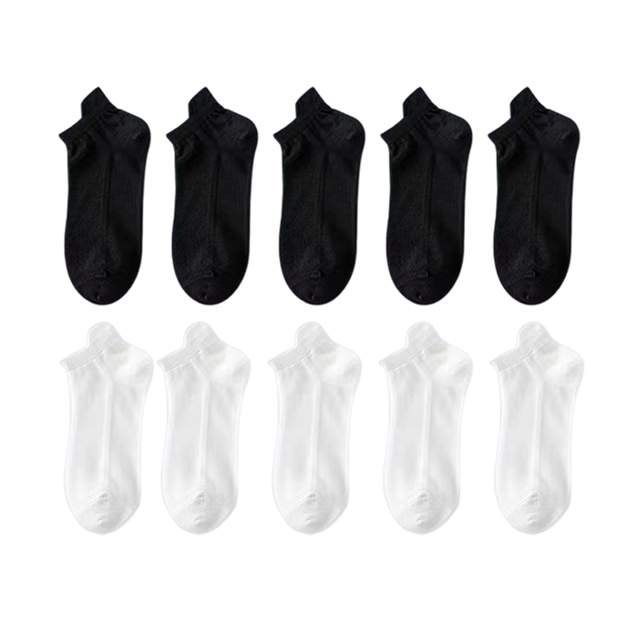 white (5 pairs)+black (5 pairs) / male