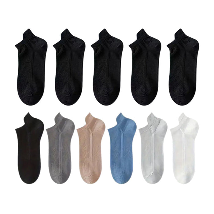 mixed colors (5 pairs)+black (5 pairs) / male