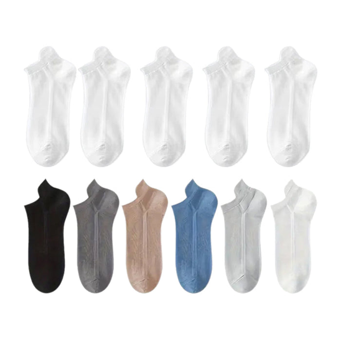 mixed colors (5 pairs)+white (5 pairs) / male