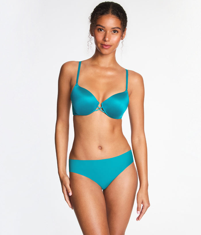 Undercover Plunge T-Shirt Bra: Deep Lake