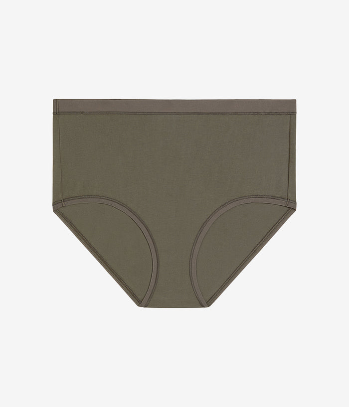 Understated Cotton Brief: Bungee Cord