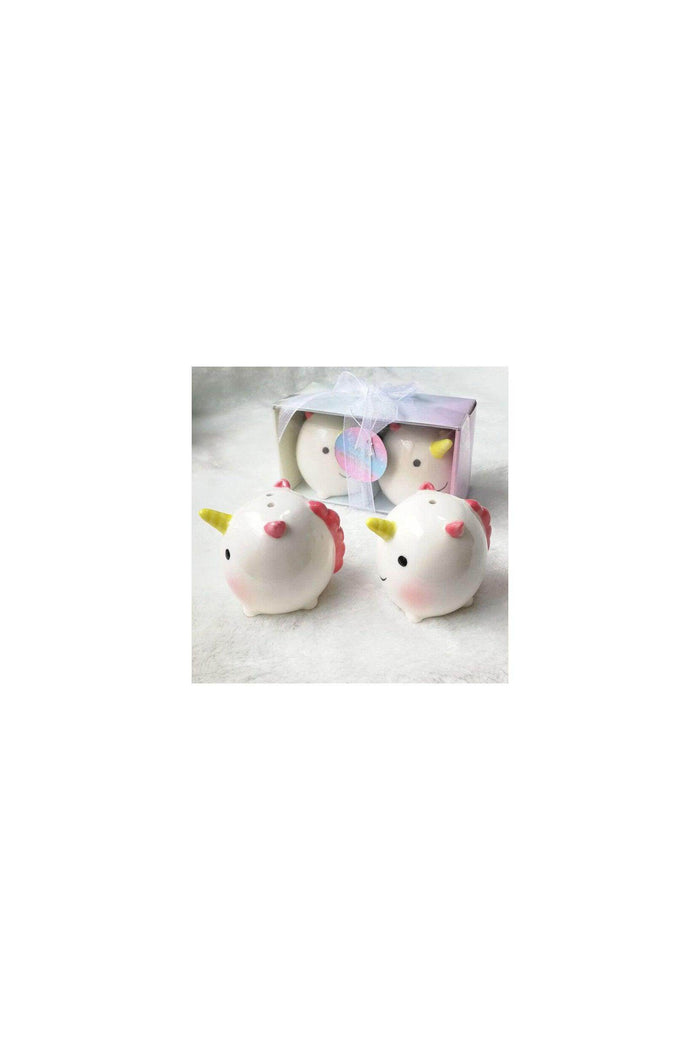 Unicorn Salt Pepper Shakers Set Baby Shower Favors Birthday Party Favors (Set of 6 pcs) - COCOMELODY