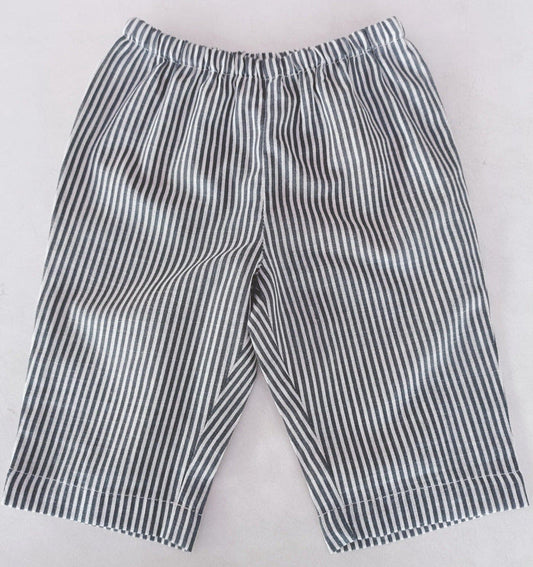 Unisex Grey Stripes Print Pant infant pants Yo Baby India