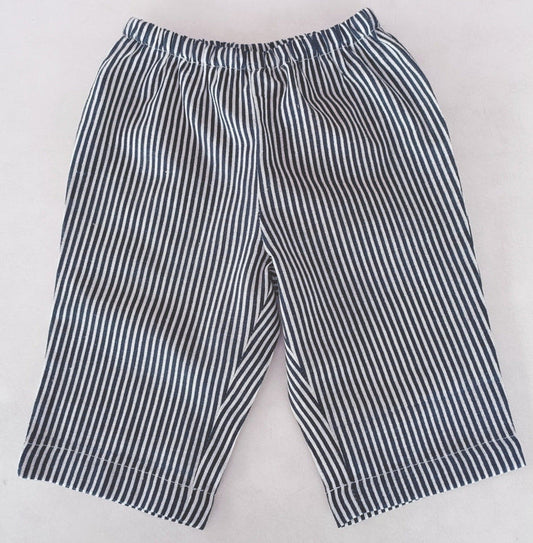 Unisex Navy Stripes Print Pant Pants Yo Baby India
