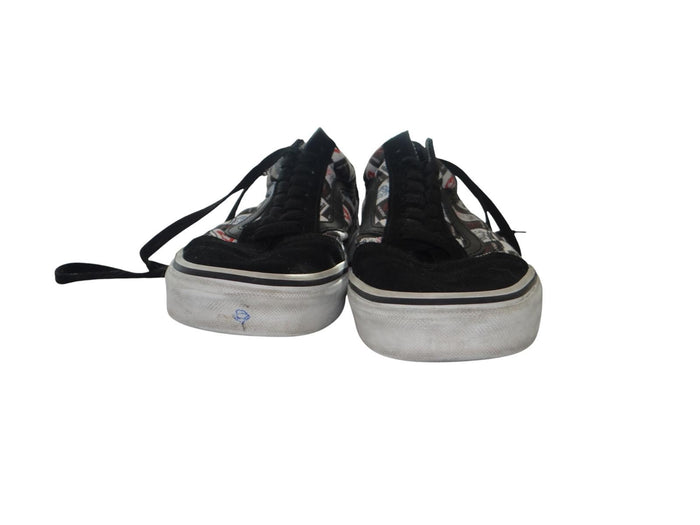 Vans Men's Black and Patterned Sneakers3
