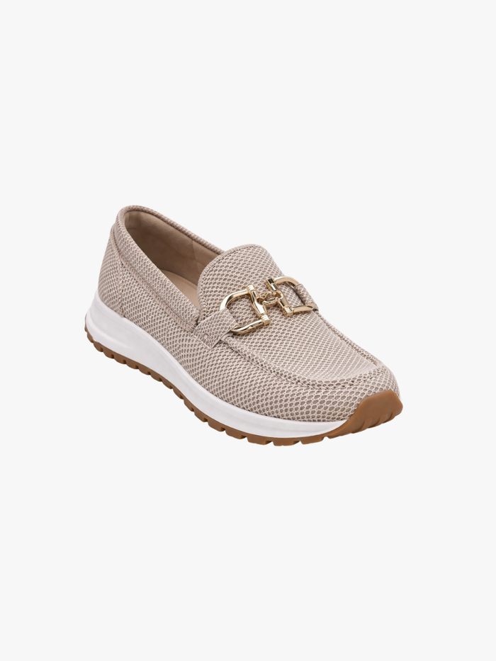 Victoria - Casual Women's Comfort Loafers with Chain Detail