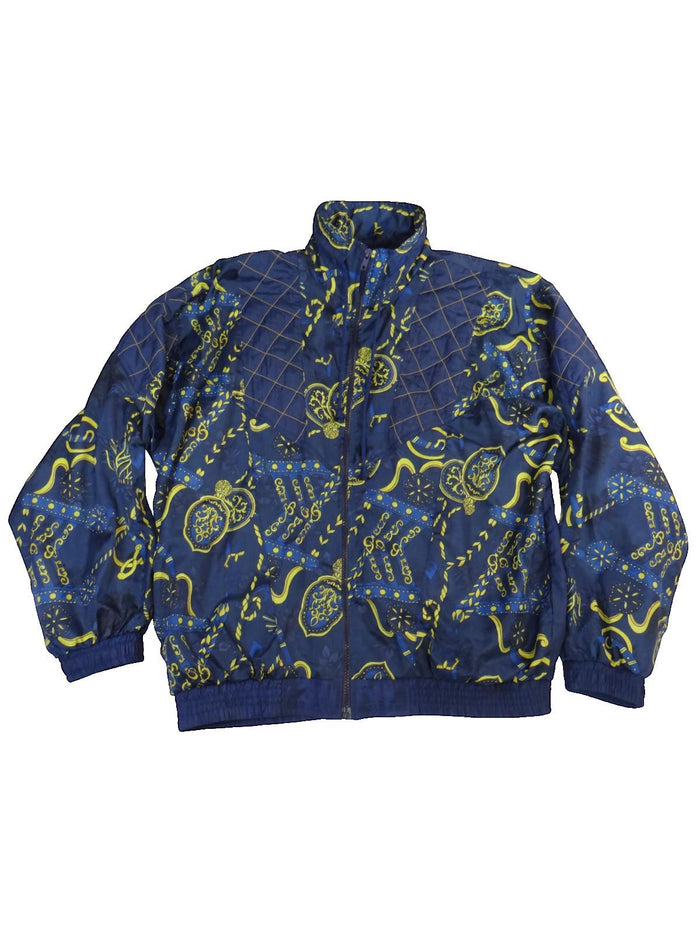 VINTAGE NWT Lauren Brooke Quilted Patterned Blue Jacket7